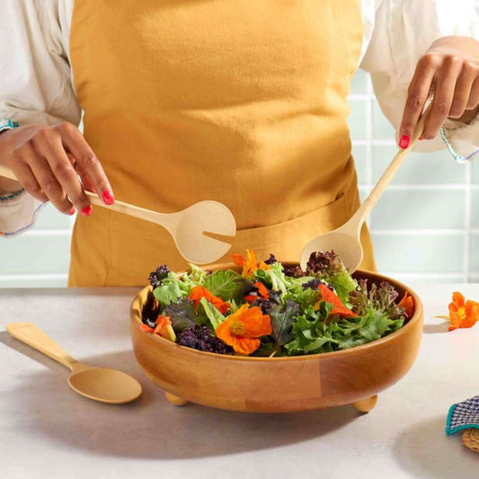 Bamboo Salad Servers